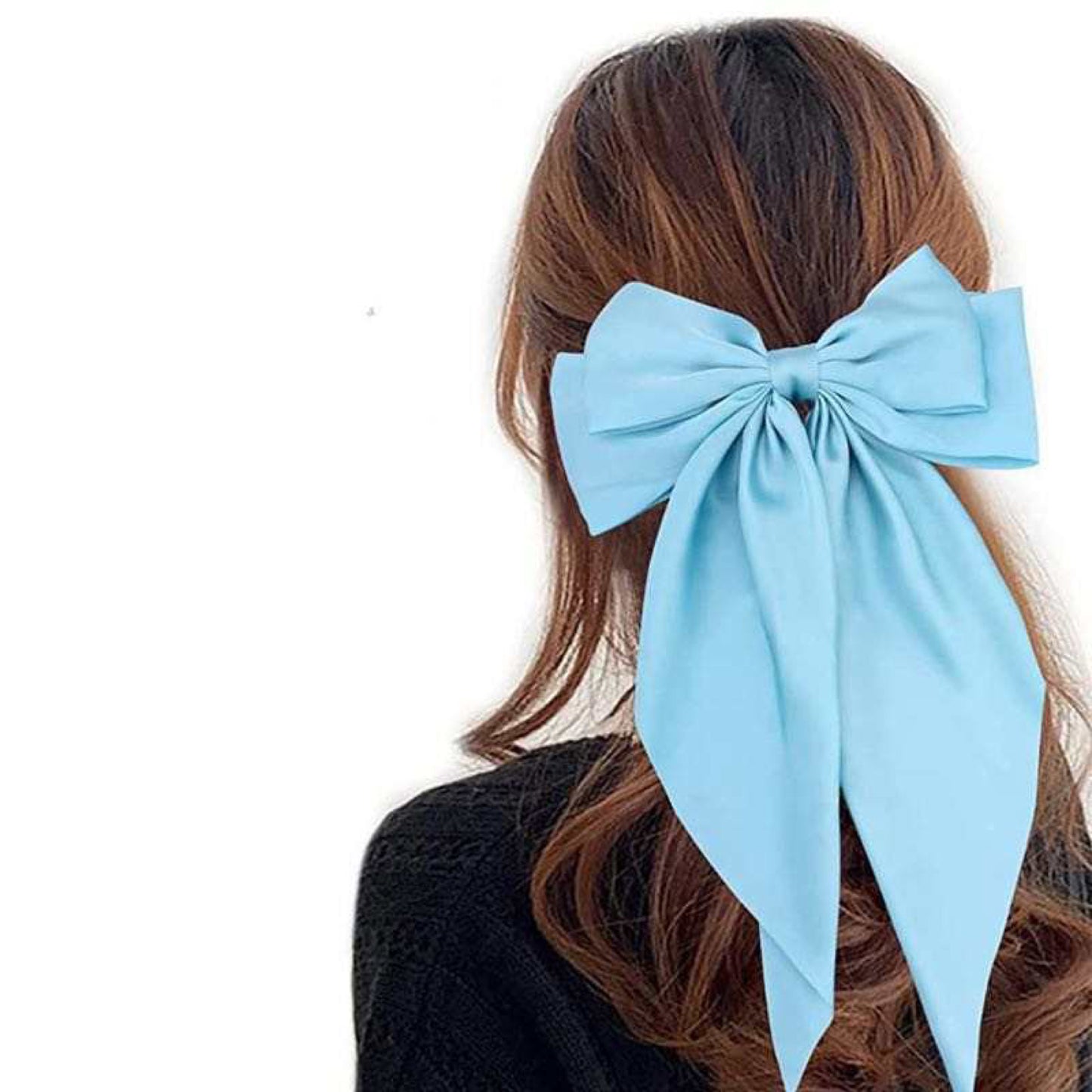 Silk Ribbon Bow Hair Cilp